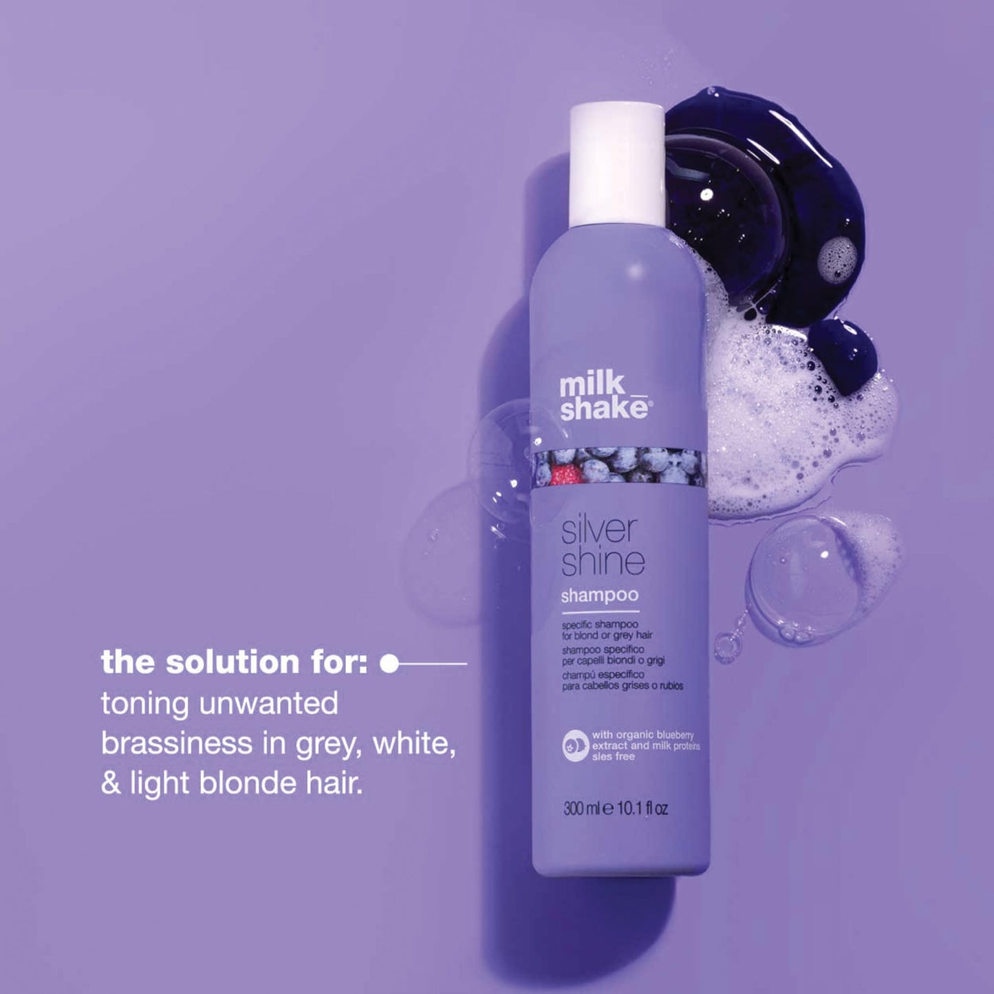 milk_shake Silver Shampoo, Purple, Milk, 10.1 Fl Oz Beauty & Personal Care milk_shake