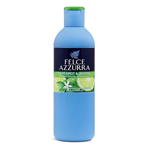 Felce Azzurra Bergamot And Jasmine - Refreshing Essence Body Wash - Enriched By Hints Of Amber And Cinnamon - Intense And Regenerating Fragrance Beauty & Personal Care Felce Azzurra