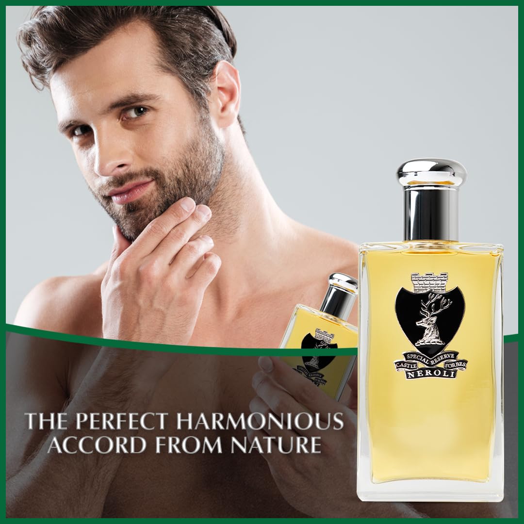 Castle Forbes Neroli Special Reserve Men's Cologne, 100ml | Luxurious, Elite Fragrance with Precious Essential Oils | Paraben-Free, Cruelty-Free Beauty & Personal Care Castle Forbes