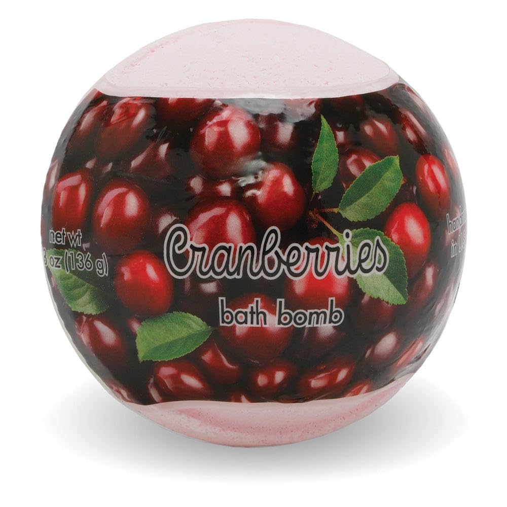 Primal Elements Cranberries Bath Bomb, 4.8 Ounce Beauty & Personal Care Primal Elements