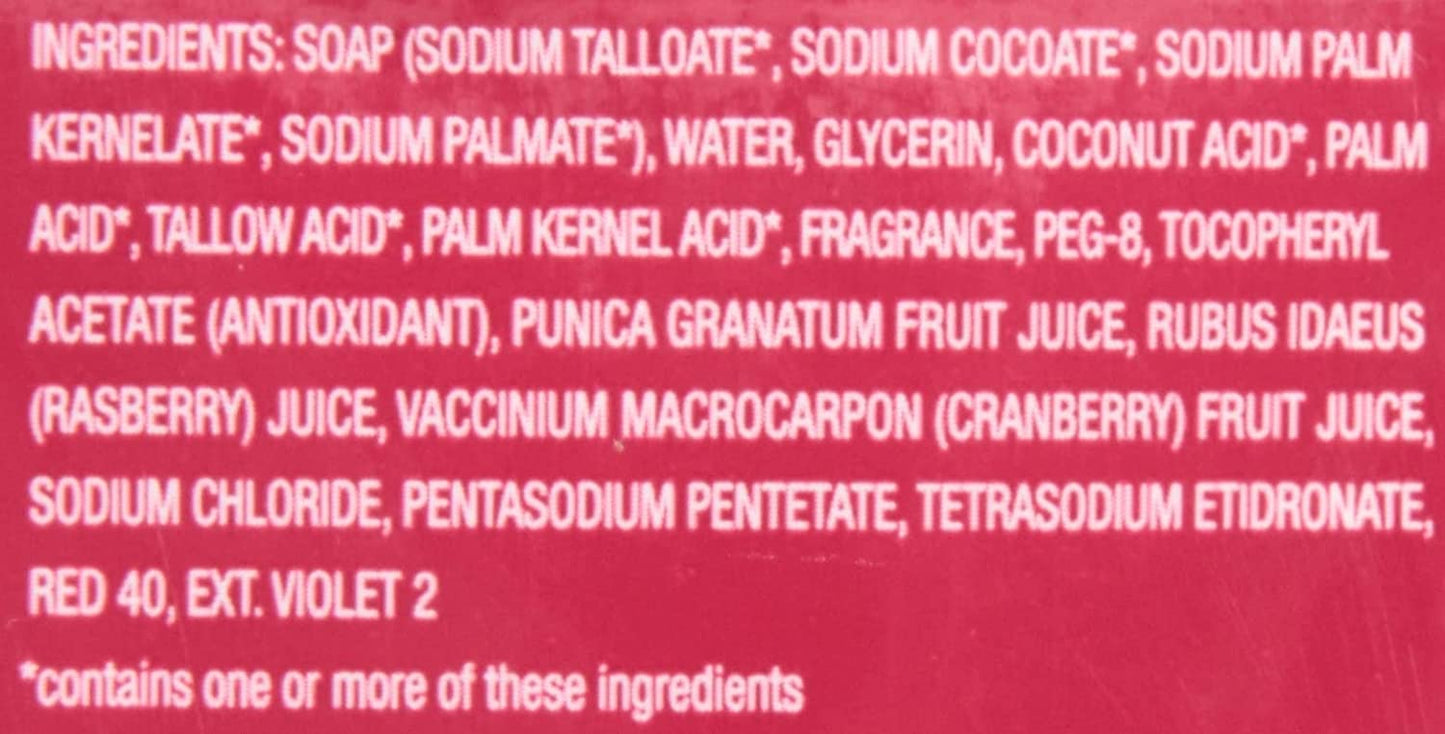 Dial Glycerin Soap Bars with Power Berries, Raspberry, Pomegranate, Cranberry, 12 Oz Beauty & Personal Care Dial