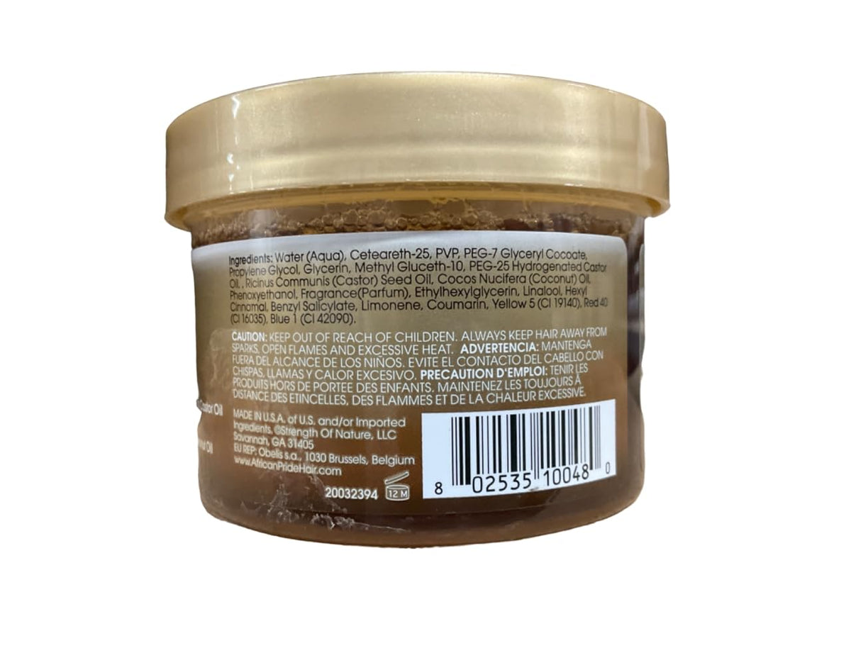 African Pride Black Castor Miracle Extra Hold Braid, Loc and Twist Gel, 8 oz Beauty & Personal Care African Pride