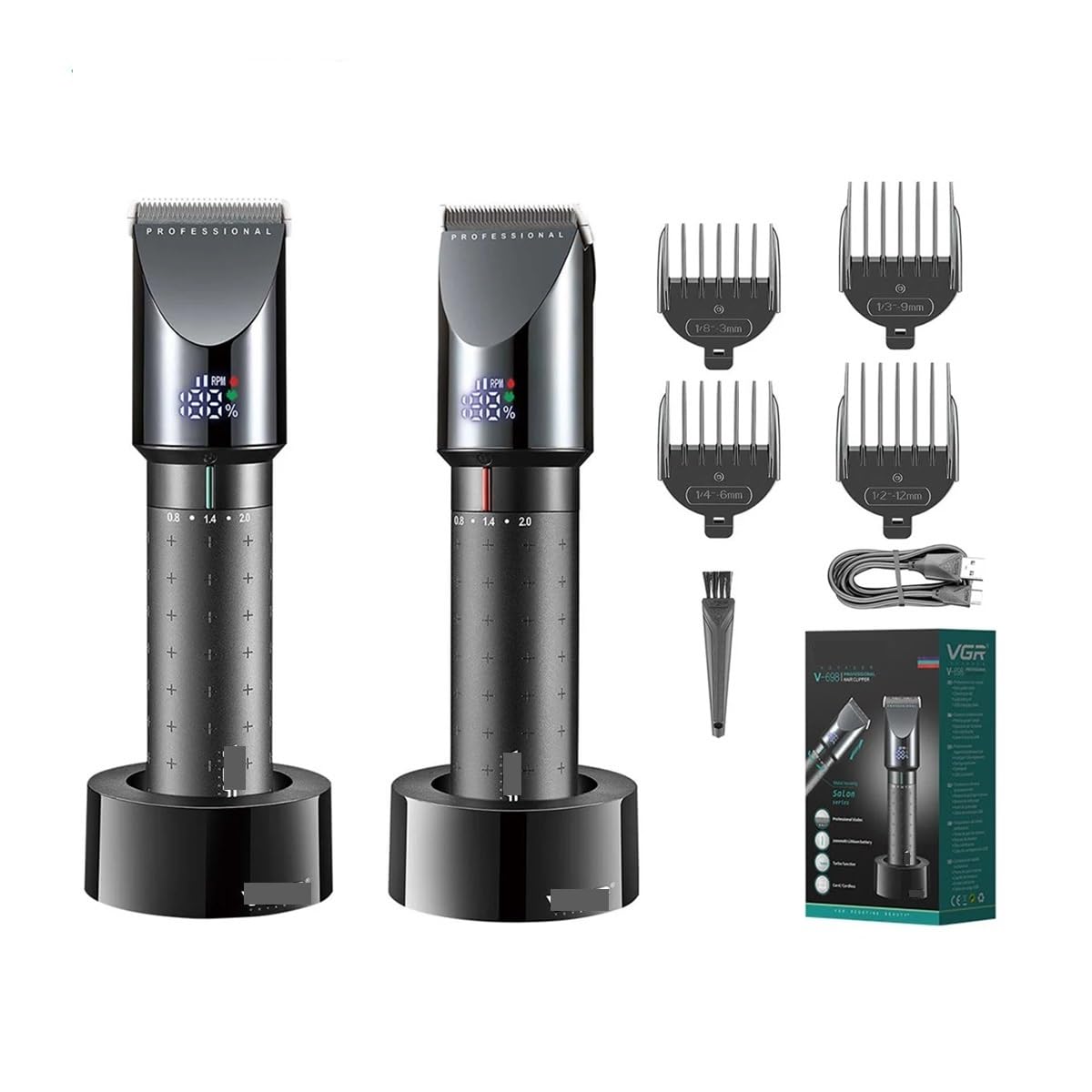 EWKYLSEM High-end Hair Clipper, deep Cleaning Trimmer, Multifunctional Men's Removal Salon Carving, Electric Push Shear 698 Beauty and Personal Care EWKYLSEM