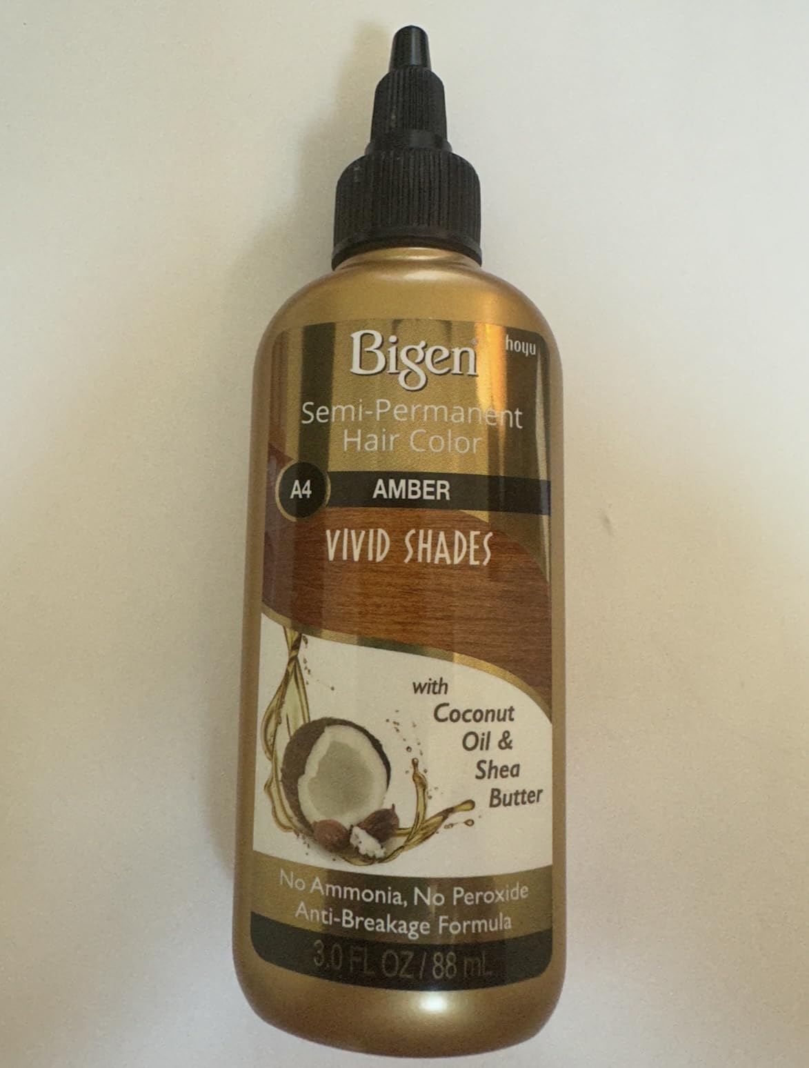 Bigen Semi Permanent Hair Color #A4 Amber, 3 oz (Packs of 3) Beauty & Personal Care Bigen