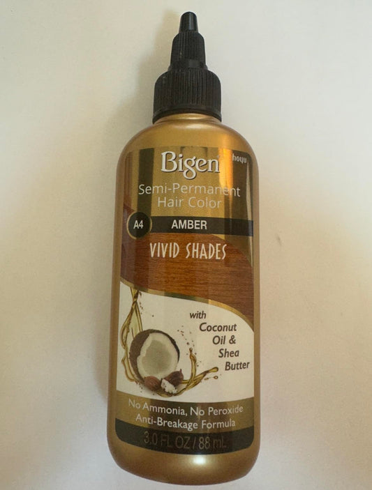Bigen Semi Permanent Hair Color #A4 Amber, 3 oz (Packs of 3) Beauty & Personal Care Bigen