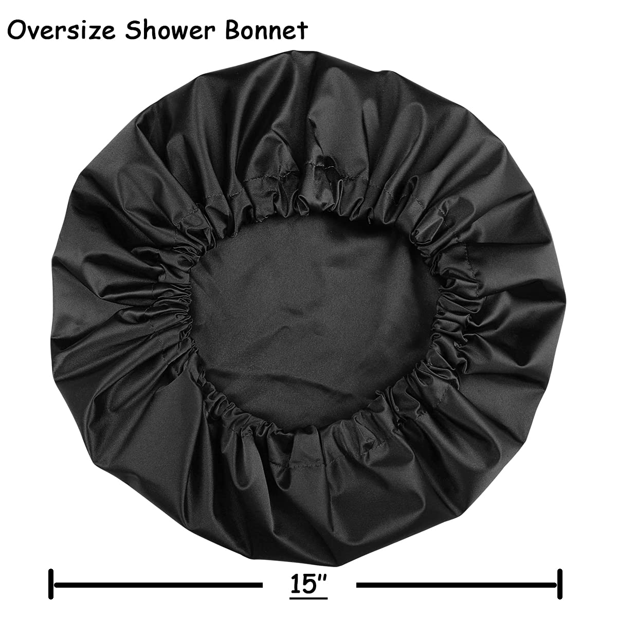 Jumbo Shower Cap for Men and Women with Box Braid, Locs, Long Curly Hair to Prevent Frizz Beauty and Personal Care Heerf
