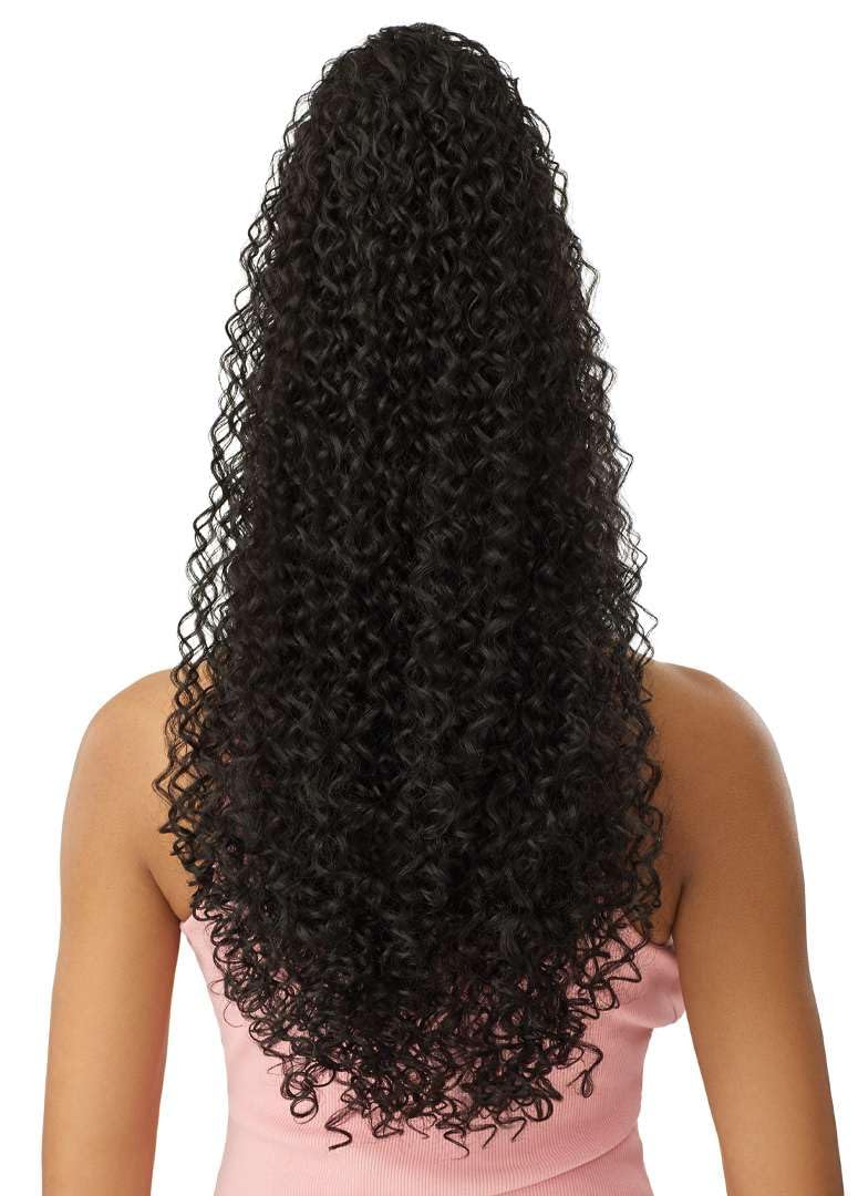 Outre Pretty Quick - Drawstring Pony - Jess (JET BLACK 1)