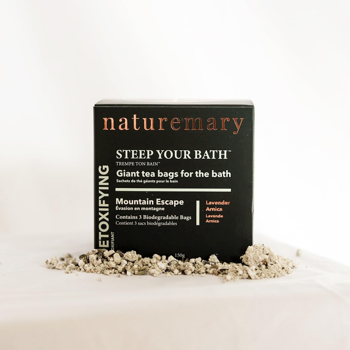 Naturemary Detoxifying Steep Your Bath Mountain Escape - Moisturizing Bath Soak for Dry Skin - Rejuvenates Skin - Lavender Arnica - 5.29 oz Beauty & Personal Care Naturemary