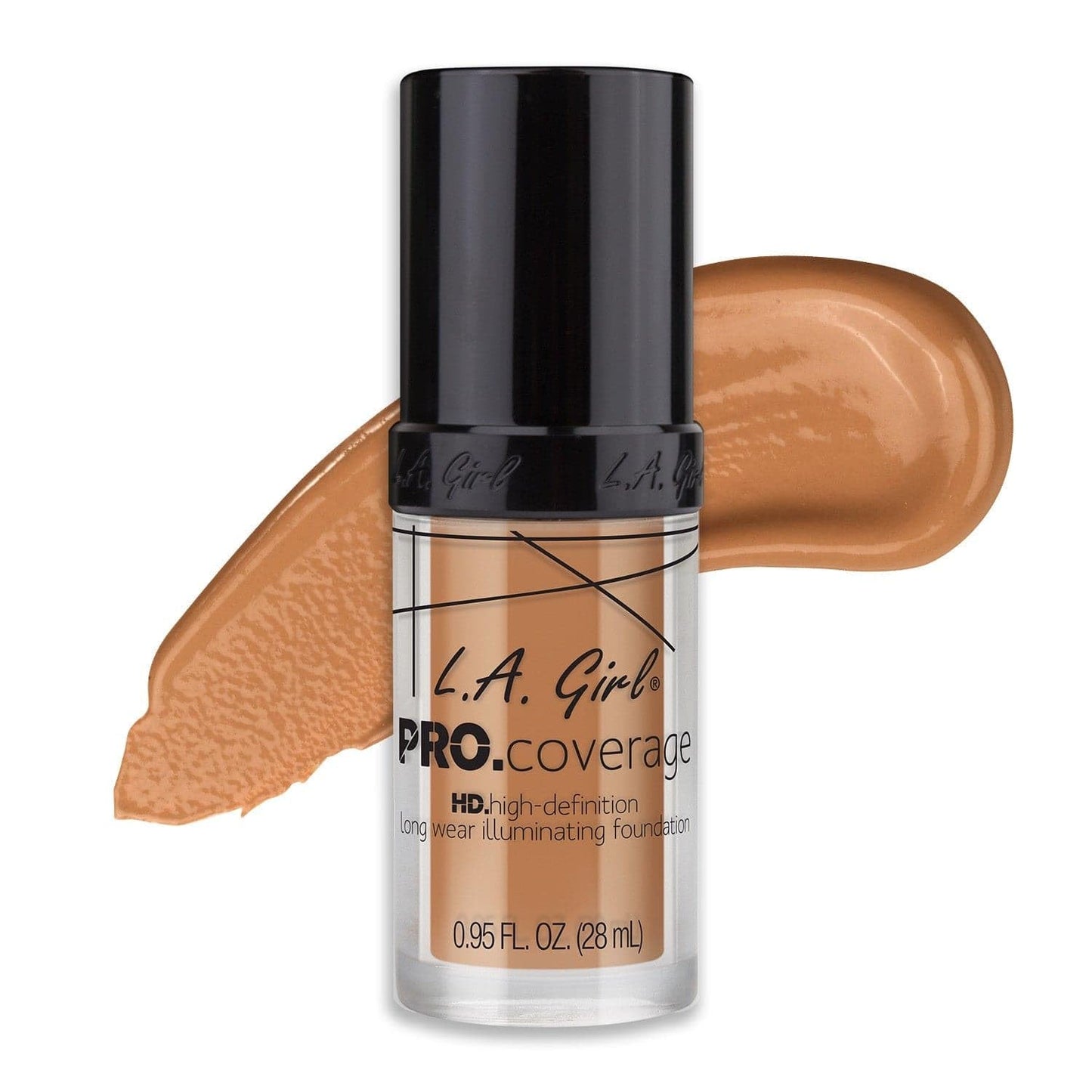 L.A. Girl Pro Coverage Liquid Foundation, Soft Honey, 0.95 Fl Oz Beauty and Personal Care L.A. Girl Default Title