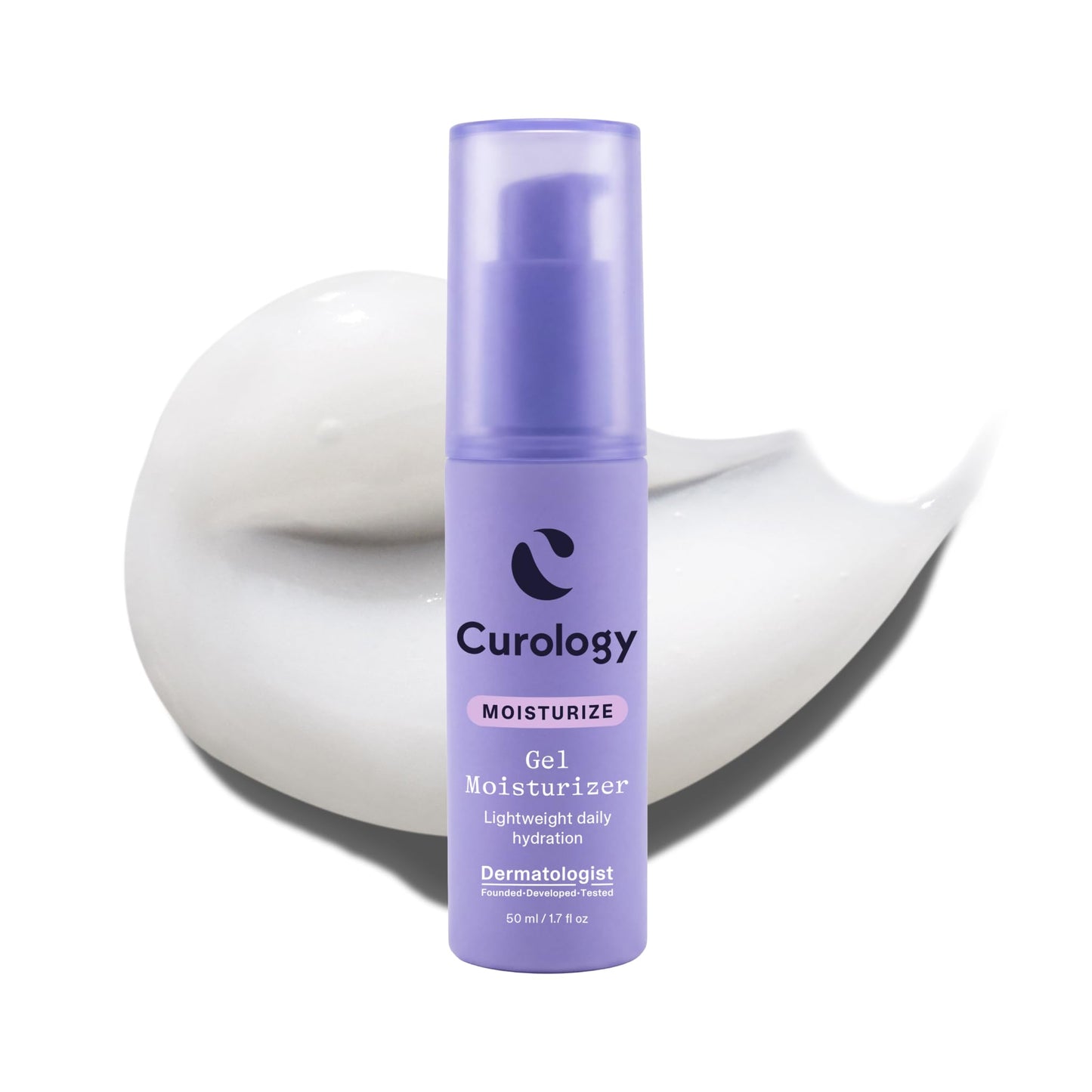 Curology Gel Face Moisturizer, Daily Face Lotion with Hyaluronic Acid, for Oily, Dry or Sensitive Skin, 1.7 fl oz Beauty and Personal Care Curology Default Title