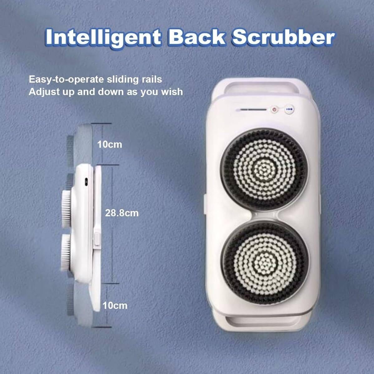 LPLYAA Wall Mounted Back Scrubber for Shower Wall, Automatic Back Rub, Smart Wall Mounted Exfoliating Brush, Cleansing and Massage, 360° Rotation, Beauty and Personal Care LPLYAA