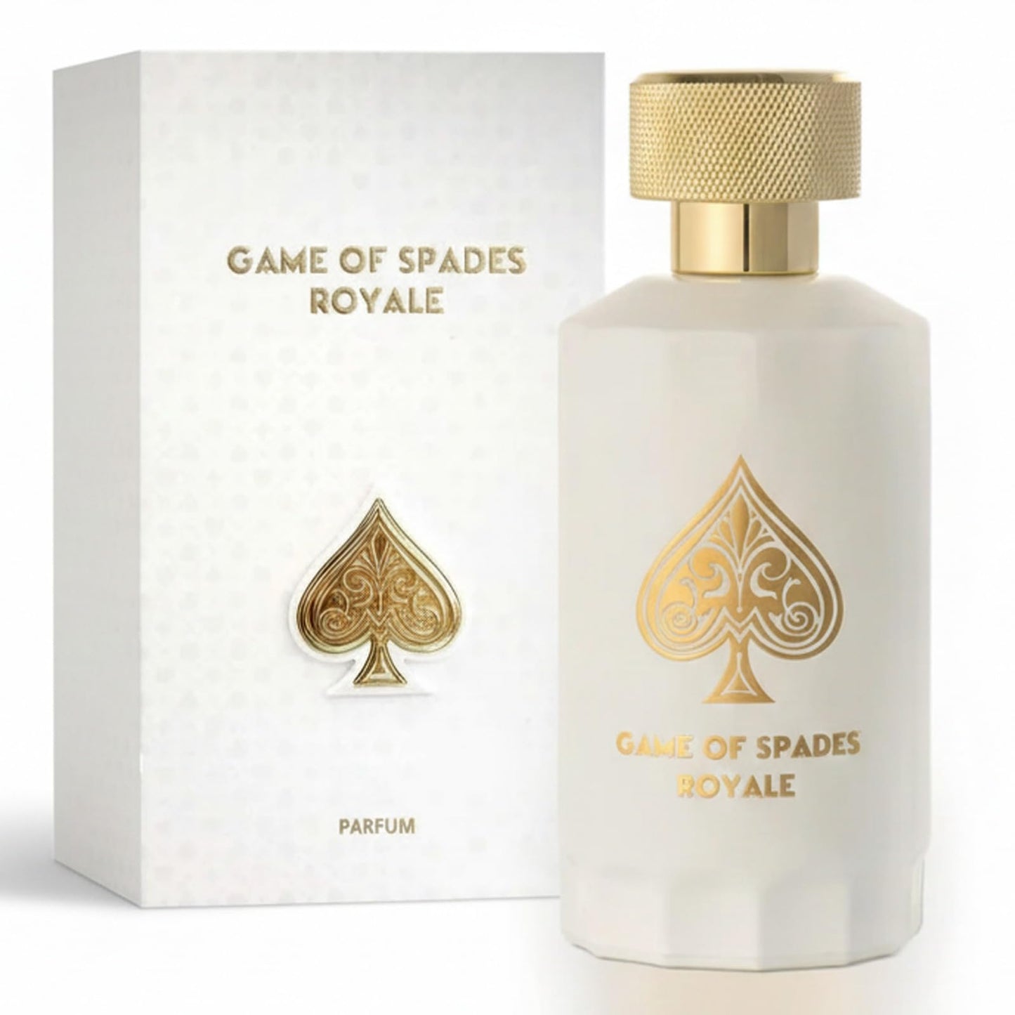 Jo Milano Game of Spades Royale Parfum Spray | 3.4 oz (100ml) | Oud Wood, Amber, Musk, Floral, Caramel Scent | Long Lasting Fragrance for Men and Beauty & Personal Care Jo Milano