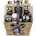 Gift Baskets for women Mom Gifts, Bath and Body Spa Set- Orchid & Jasmine Home Spa Set With Body Scrubs, Lotions, Oils, Gels and More - Care Package Beauty & Personal Care LOVERY