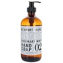 Newport Home and Body Co Hand Soap, Rosemary Mint, Glass Bottle Beauty & Personal Care Newport + Home Hand Soap Co