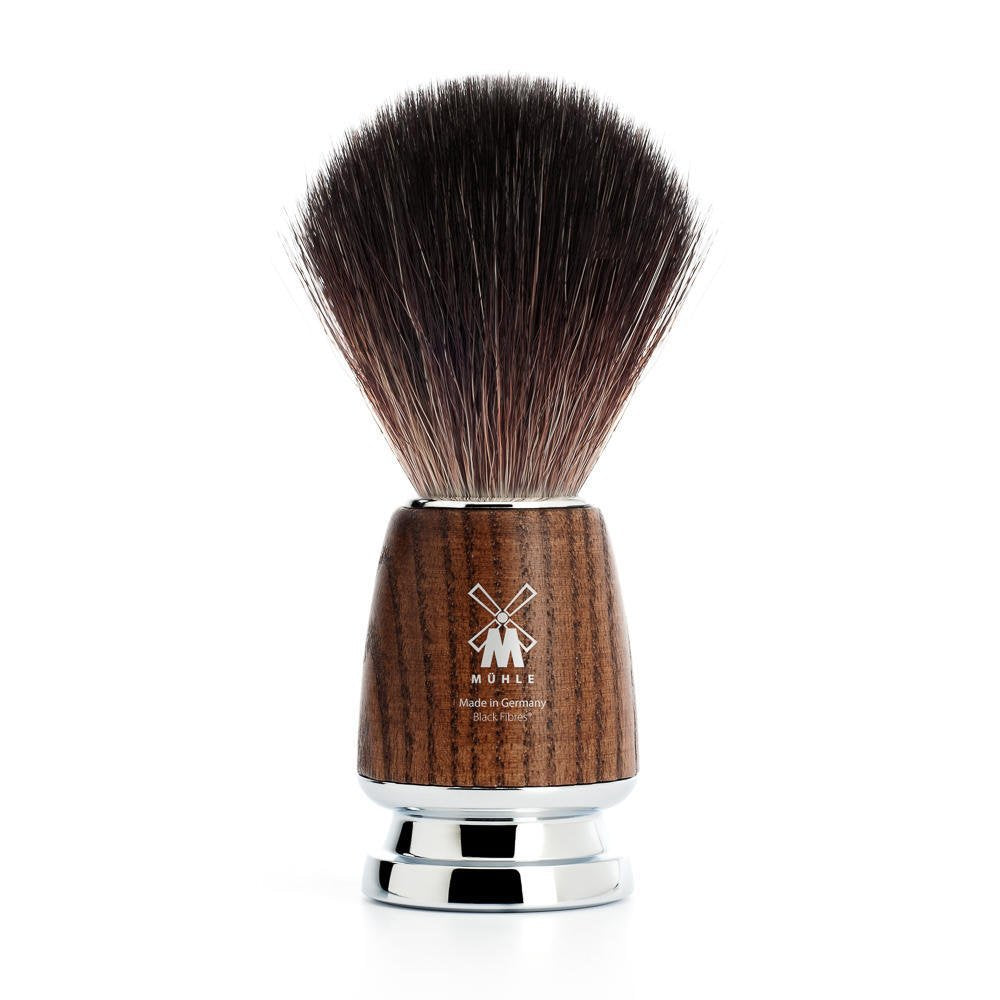 MÜHLE RYTMO Black Fiber Luxury Shaving Brush - Perfect with Soaps and Creams Beauty and Personal Care MÜHLE