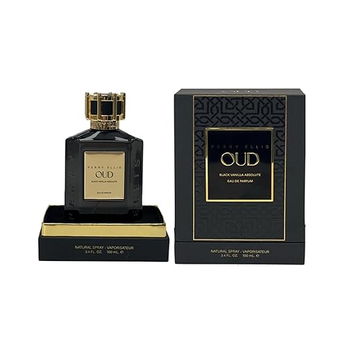 Perry Ellis OUD Black Vanilla Eau De Parfum Spray - Perfume for Women and Men, Warm Vanilla & Oud Fragrance, Designer Scent, Long Lasting - 3.4 fl oz Beauty & Personal Care Perry Ellis