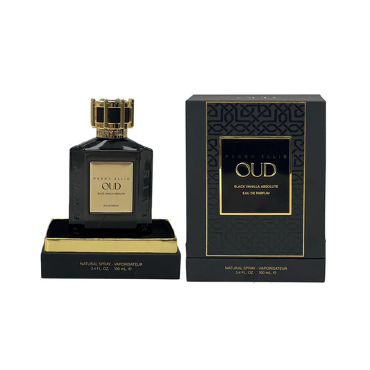 Perry Ellis OUD Black Vanilla Eau De Parfum Spray - Perfume for Women and Men, Warm Vanilla & Oud Fragrance, Designer Scent, Long Lasting - 3.4 fl oz Beauty & Personal Care Perry Ellis