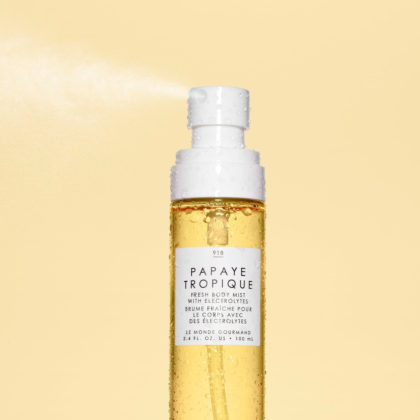 Le Monde Gourmand Papaye Tropique Fresh Mist for Women, Hydrating Body Spray with Electrolytes, Papaya Pineapple Mandarin Scent, Vegan & Cruelty Free Beauty & Personal Care Le Monde Gourmand