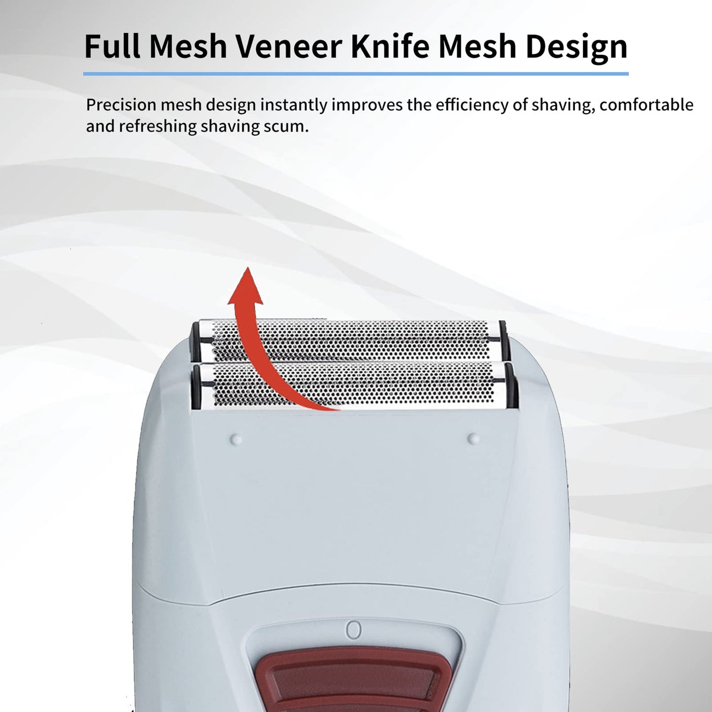 Electric Double Foil Shaver, Cordless 2-in-1 Hair Trimmer Multifunctional Grooming Tool Beauty and Personal Care Yosoo Health Gear