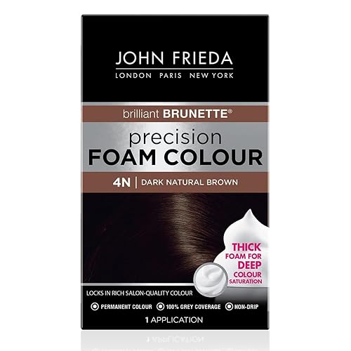 John Frieda Precision Foam Hair Colour, Dark Natural Brown 4N, 2 pk Beauty & Personal Care John Frieda