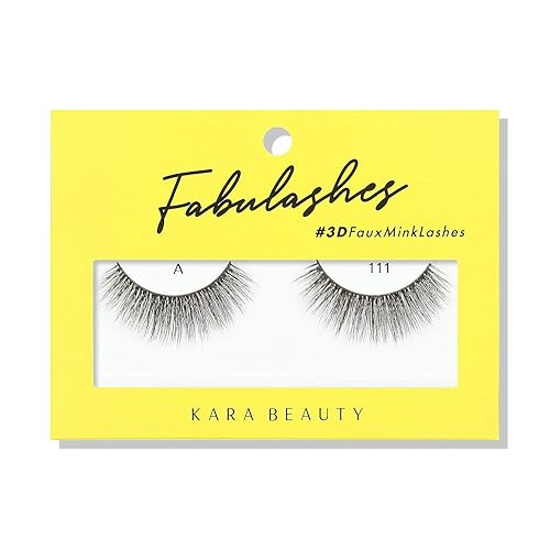 KARA BEAUTY 3D Faux Mink Strip Lashes - Reusable False Eyelashes - Lightweight, Beginner-Friendly Eye Lashes for Special Occasion, Wedding, Prom Beauty & Personal Care Kara Beauty