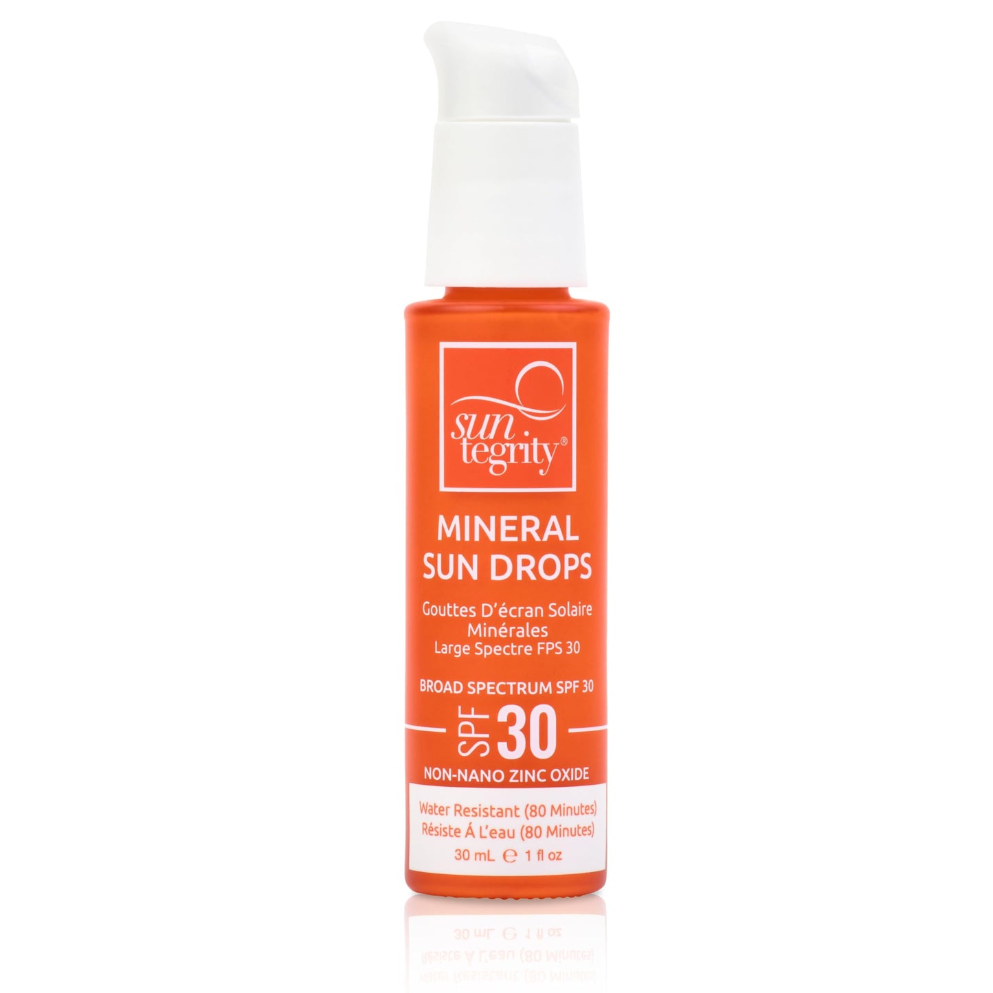 Suntegrity Mineral Sun Drops SPF 30 | Broad Spectrum Zinc Oxide Sunscreen for Face | Vegan, Reef-Safe, Non-Greasy Daily Sun Protection | Beauty & Personal Care Suntegrity