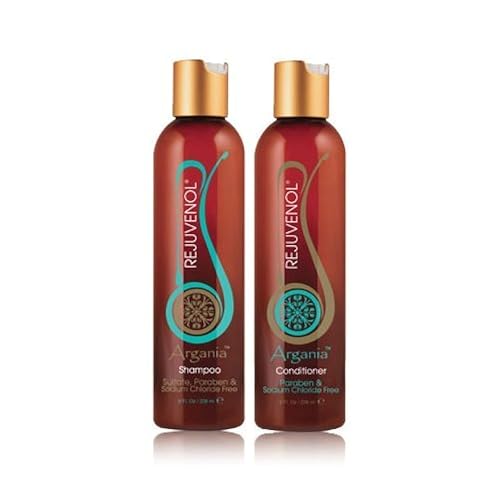 Rejuvenol Argania Shampoo & Conditioner Set 8 oz Paraben & Sodium Chloride Free Beauty & Personal Care Rejuvenol