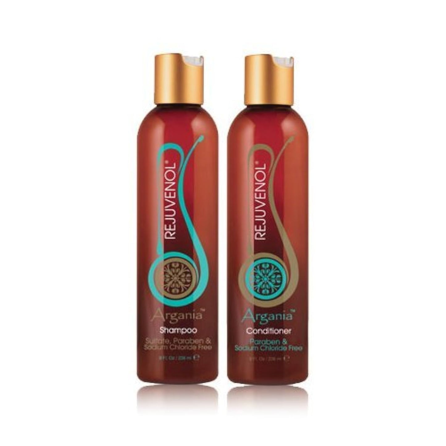 Rejuvenol Argania Shampoo & Conditioner Set 8 oz Paraben & Sodium Chloride Free Beauty & Personal Care Rejuvenol