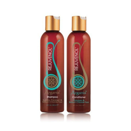 Rejuvenol Argania Shampoo & Conditioner Set 8 oz Paraben & Sodium Chloride Free Beauty & Personal Care Rejuvenol