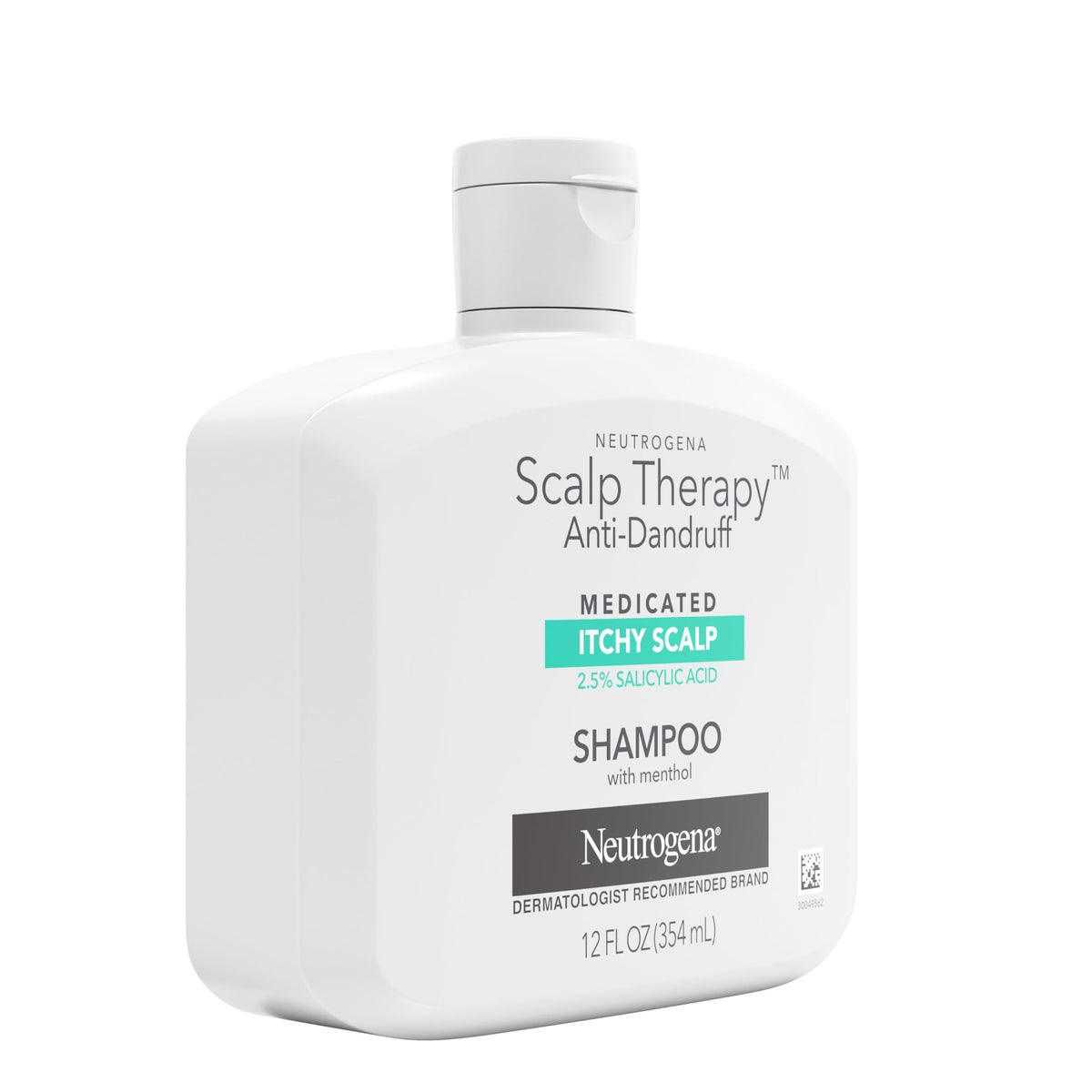 Neutrogena Scalp Therapy Anti-Dandruff Shampoo for Itchy Scalp, 2.5% salicylic acid with Peppermint Fragrance, 12 fl oz Beauty & Personal Care Neutrogena