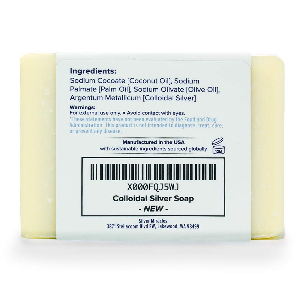 Silver Miracles - Colloidal Silver Soap Beauty & Personal Care Silver Miracles