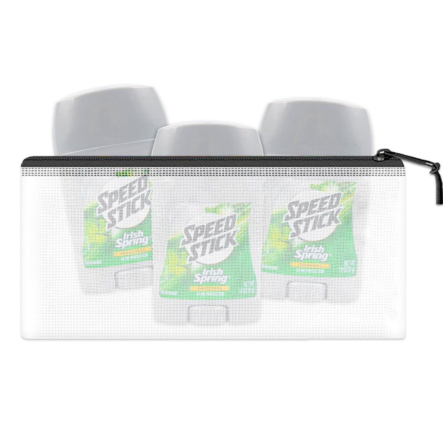 Speed Stick Irish Spring Deodorant for Men Travel Pack - 3 Pack Speed Stick Deodorant Travel Size 1.8 Oz Bundle with Bag - Travel Size Deodorant Men Beauty and Personal Care Graydon Hall