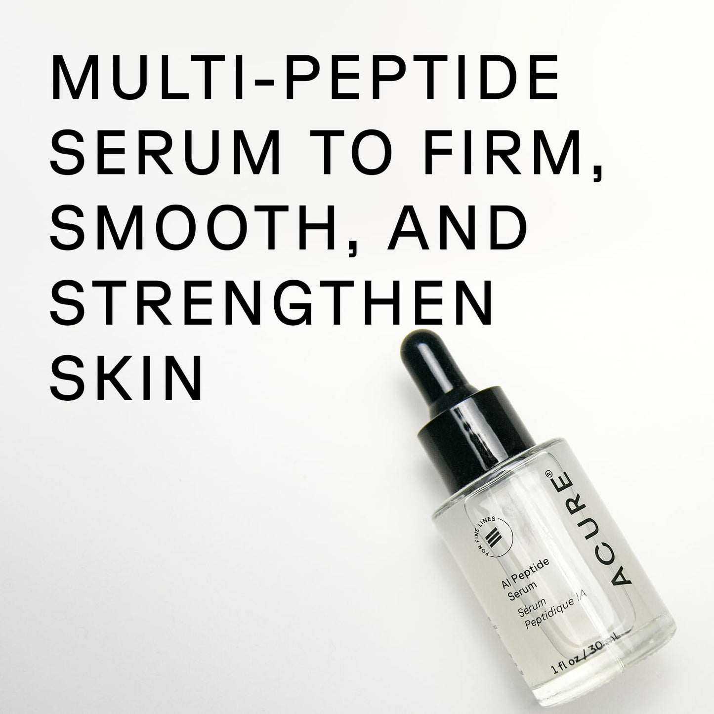 Acure AI Peptide Serum for Face & Skin - Anti Aging Skincare for Women, Niacinamide, Hydrating Facial Care, Face Serum for Firm Skin, Reduces Wrinkles Beauty & Personal Care Acure