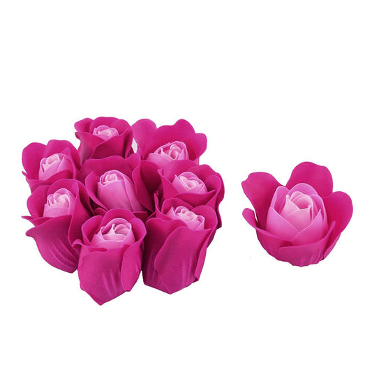 Ruilogod Bathroom Relax Body Rejuvenation Fragrant Rose Petal 9pcs Fuchsia (id: 139 a41 2c6 aa9 185 Beauty and Personal Care Ruilogod