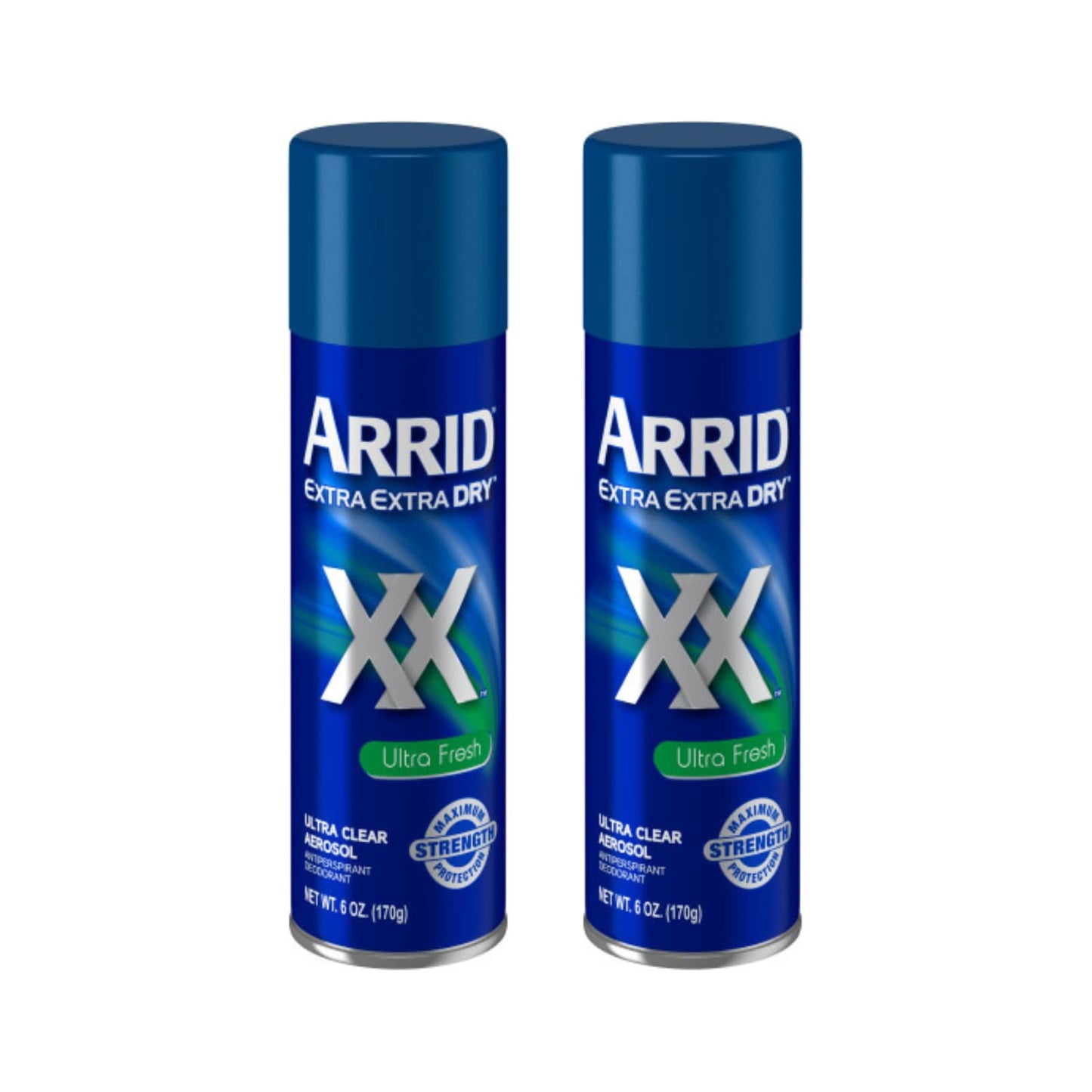 Arrid XX Extra Extra Dry Ultra Clear Aerosol Antiperspirant Deodorant, Ultra Fresh, 6 oz. (Pack of 2) Beauty and Personal Care Arrid
