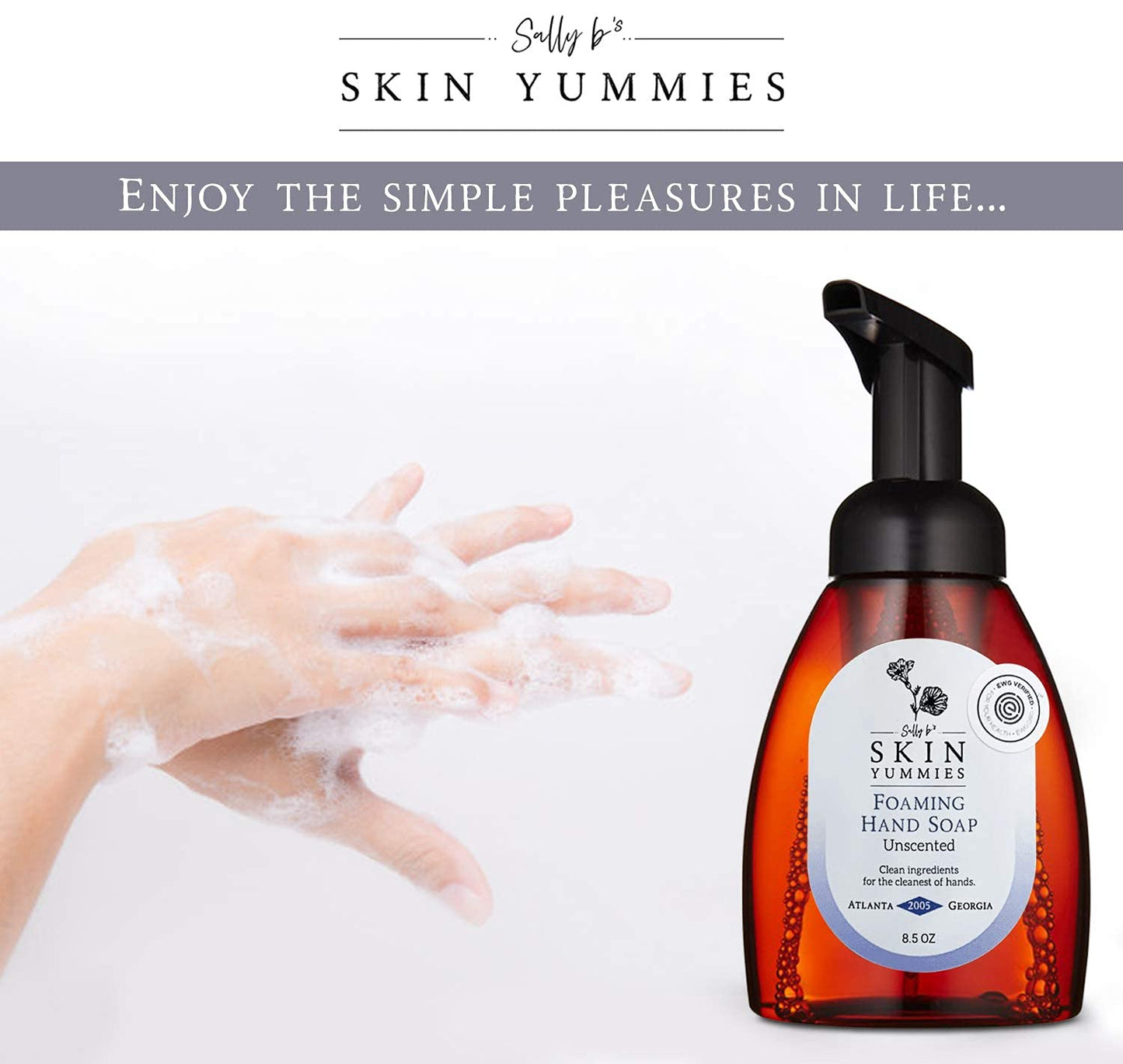 Sally B's Citrus Vanilla Foaming Hand Soap - Wash for Dry Skin/EWG Verified/ 8.5 OZ(Citrus Vanilla) Beauty & Personal Care Sally B's Skin Yummies