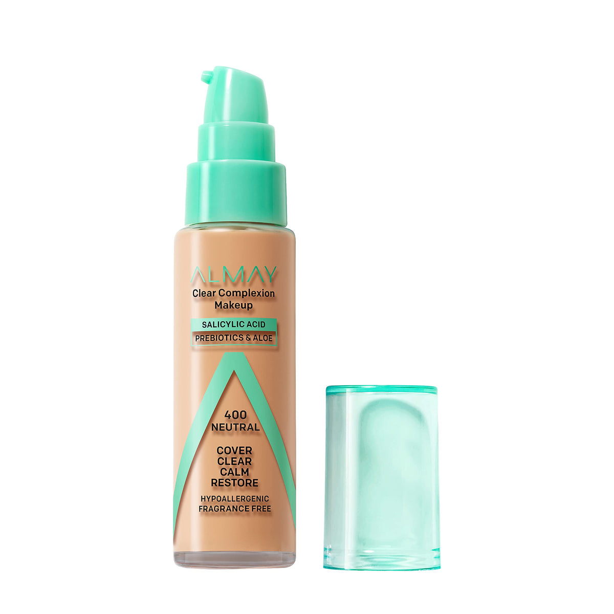Almay Clear Complexion Acne Foundation Makeup with Salicylic Acid, Medium Coverage, Soft Matte Finish, Hypoallergenic, Cruelty- & Fragrance-Free Beauty & Personal Care Almay
