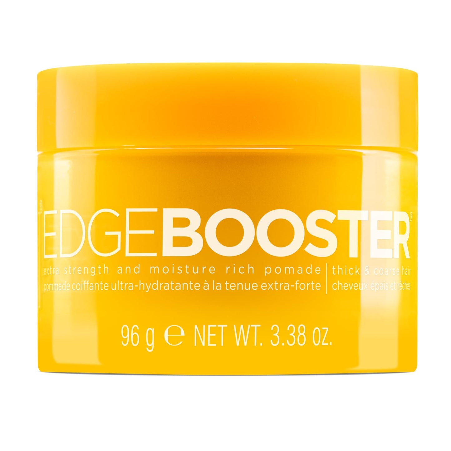 Style Factor Edge Booster Extra Strength & Moisture Rich Pomade | Strong Hold Edge Control Gel for Thick & Coarse Hair | High Shine, Non-Greasy Beauty & Personal Care Style Factor