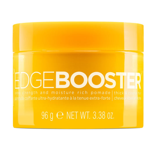 Style Factor Edge Booster Extra Strength & Moisture Rich Pomade | Strong Hold Edge Control Gel for Thick & Coarse Hair | High Shine, Non-Greasy Beauty & Personal Care Style Factor