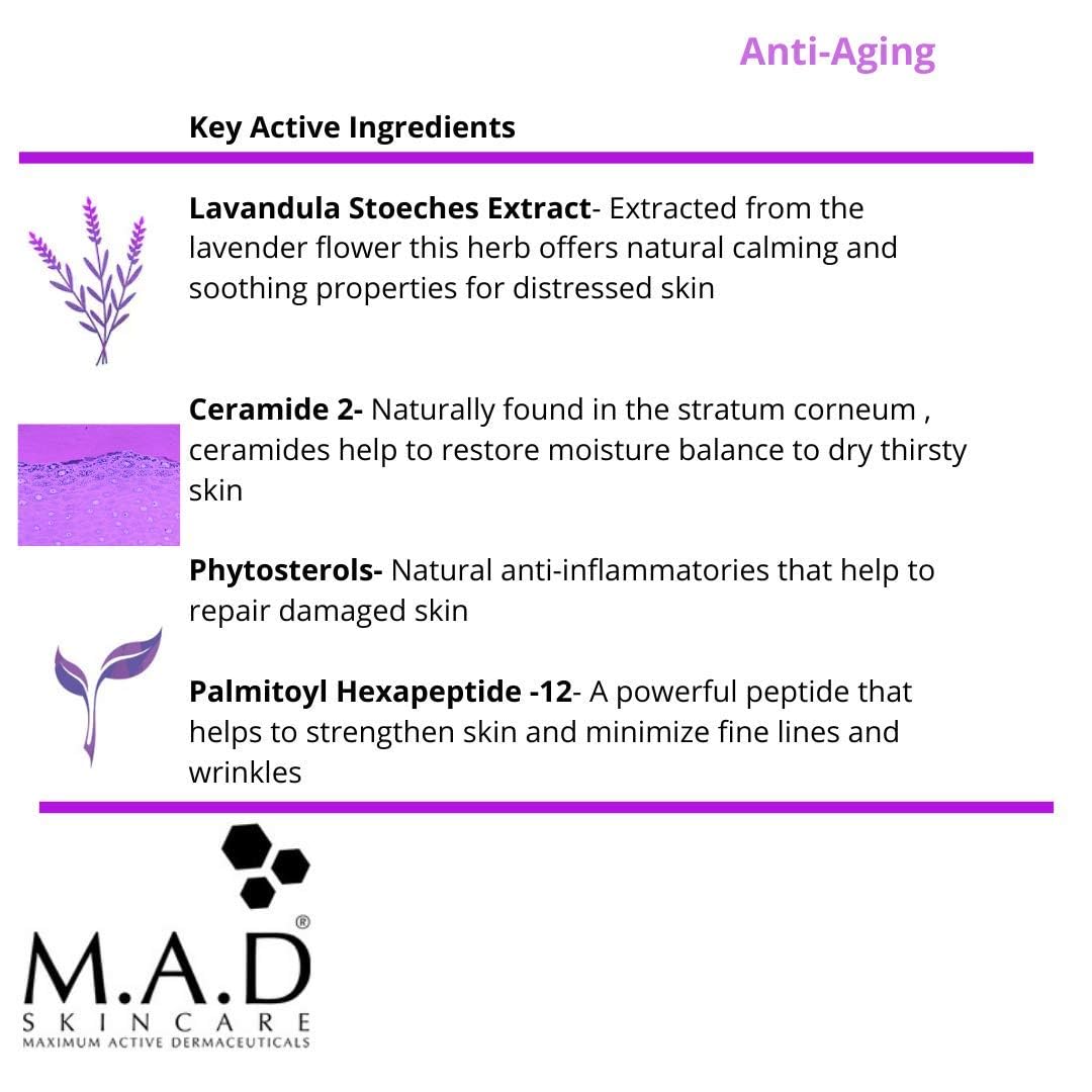 M.A.D Skincare Anti-Aging Saturday Night Transformation Primer W/Ceramide Complex Beauty & Personal Care M.A.D Skincare