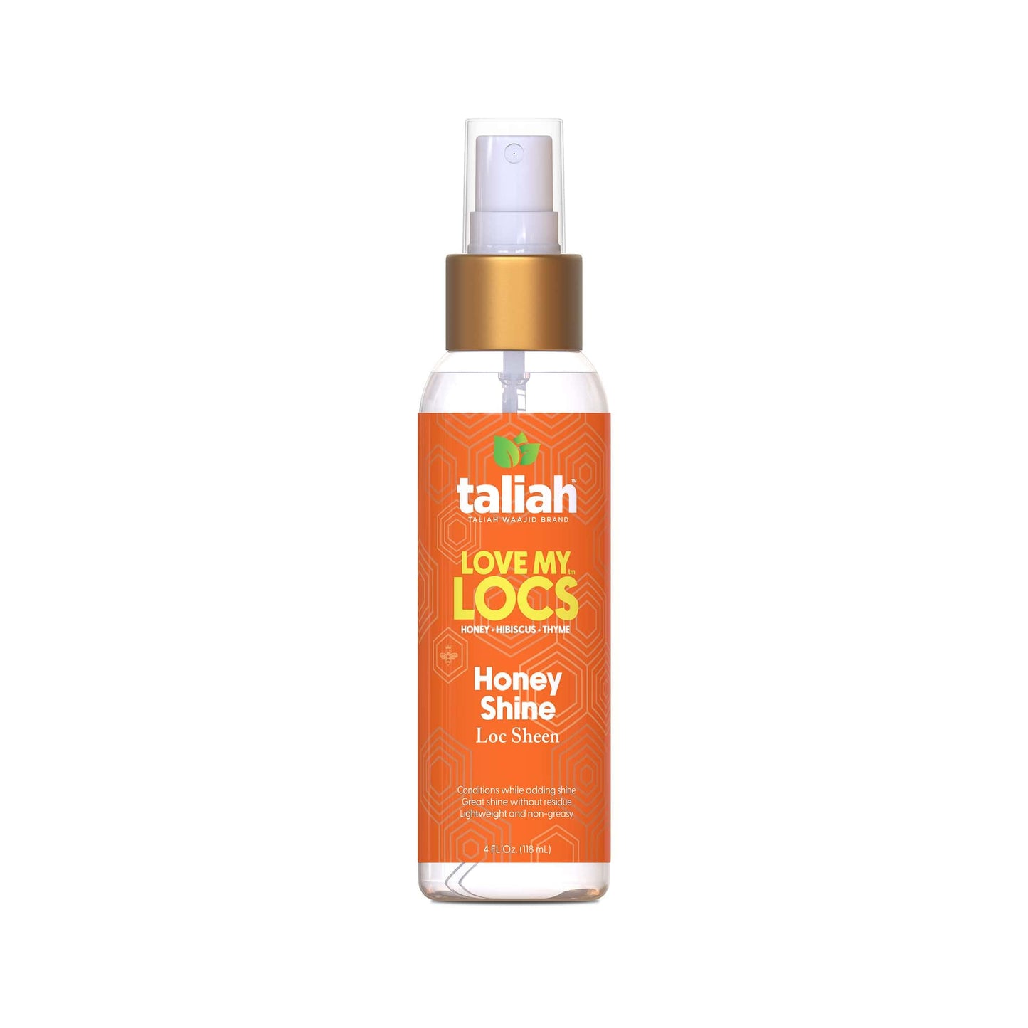 Taliah Waajid Love My Locs Honey Shine Loc Sheen | Daily Moisturizing, Alcohol-Free Refreshing Shine Spray, Hair Scalp Moisturizer 4 fl oz Beauty & Personal Care Taliah Waajid black earth products