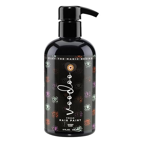 MOEHAIR Semi-Permanent Hair Color | Black Hair Dye 8 Oz | Temporary Hair Dye for Dark Hair | Voodoo Majestic Black Hair Color No Ammonia, Sulfate Beauty & Personal Care MOEHAIR