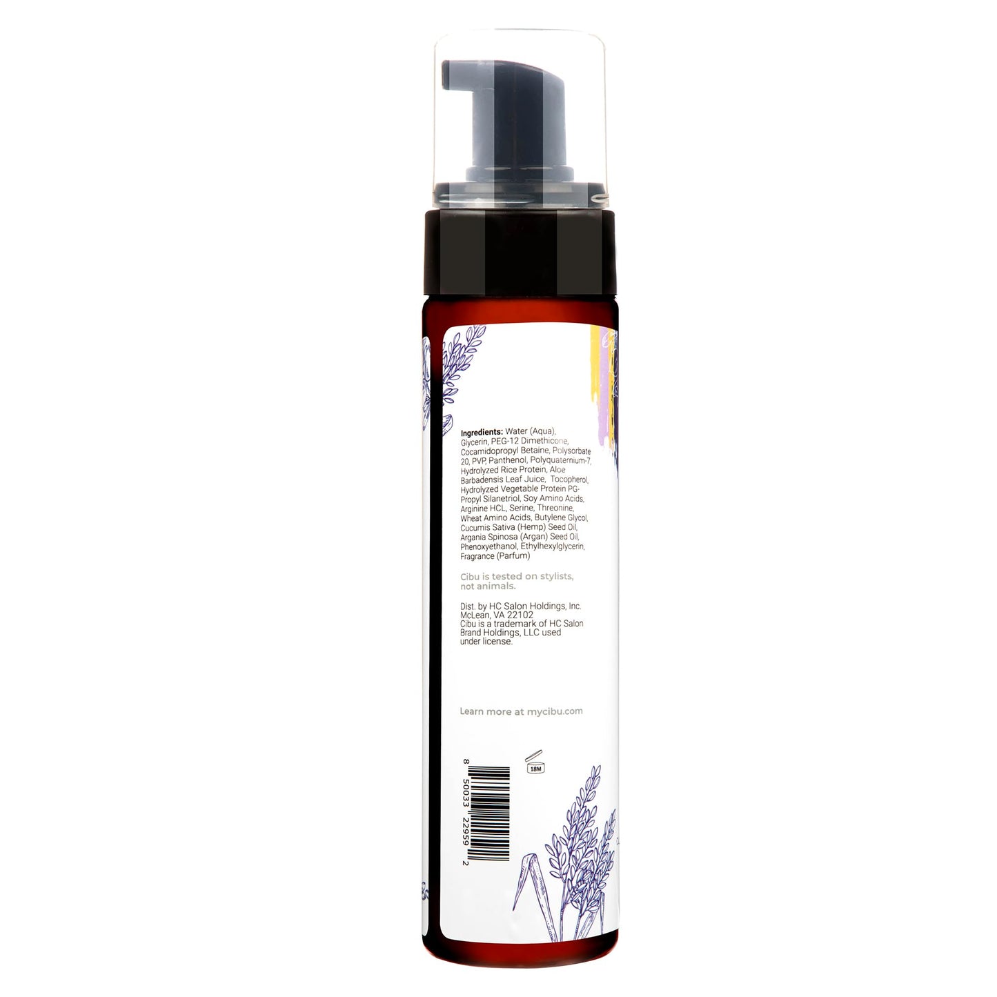 CIBU Styling Foam - Hair Styling Agent, Forming Foam, 9 Fl Oz, Frizz Control, Lightweight Mousse, Nutrient Rich Rice Soy Protein Hemp Argan Seed Oils Beauty & Personal Care CIBU