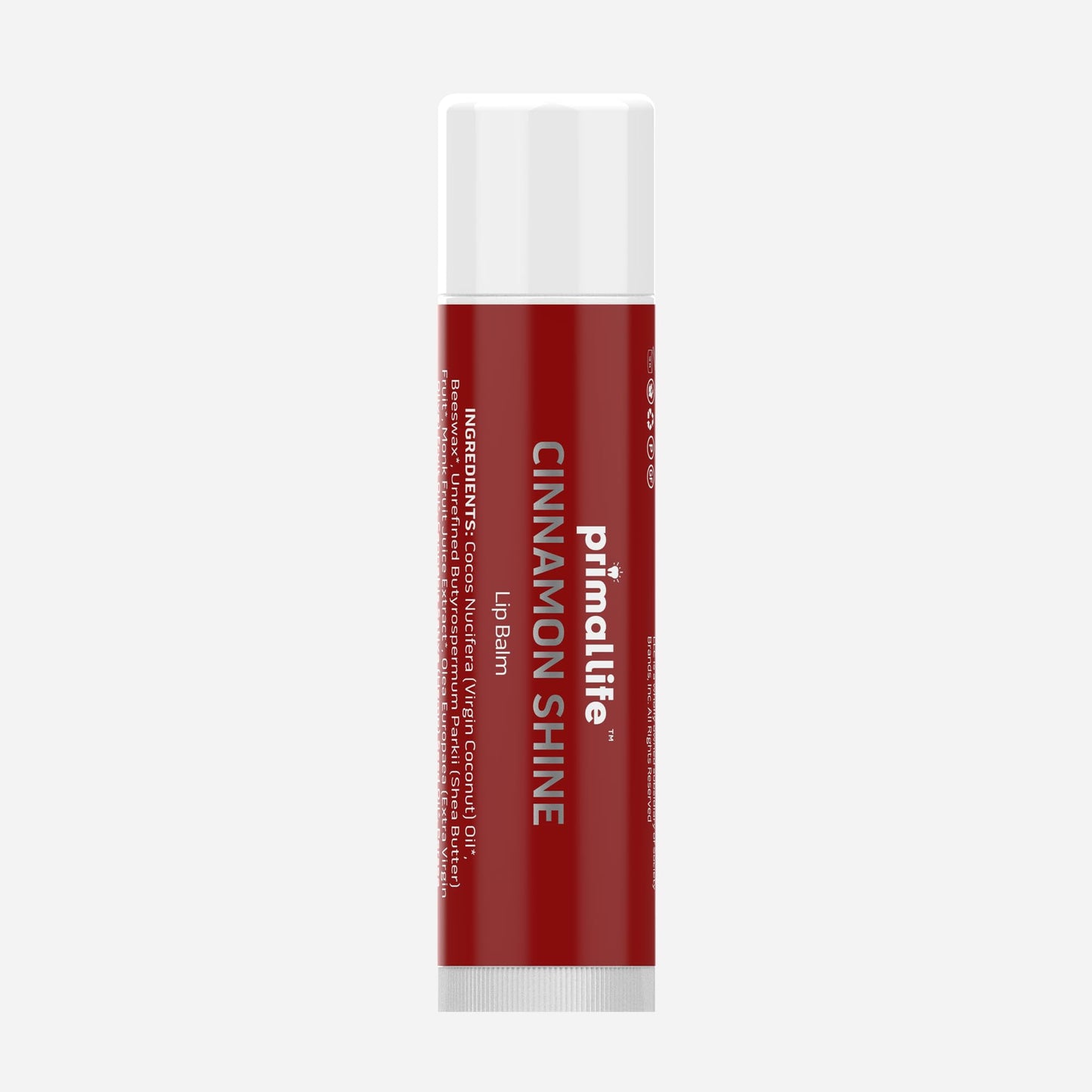 Primal Life Organics - Lip Balm, Hydrating Lip Care with Shea Butter, Beeswax, Coconut Oil, All-Day Moisturizing (Cinnamon) (Tinted, 0.15 Ounce (Pack Beauty & Personal Care Primal Life Organics
