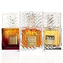 Lattafa Khamrah, Khamrah Qahwa & Khamrah Dukhan Eau De Parfum Sprays 100ML (3.4 OZ) - Unisex Long Lasting Fragrance - 3 Pack Gift Set - Premium Middle Beauty & Personal Care Lattafa
