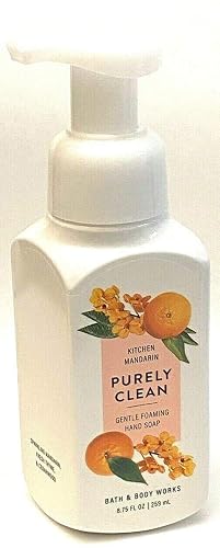 Bath and Body Works Gentle Foaming Hand Soap, 8.75 fl. oz., Kitchen Mandarin Purely Clean Beauty & Personal Care Bath & Body Works