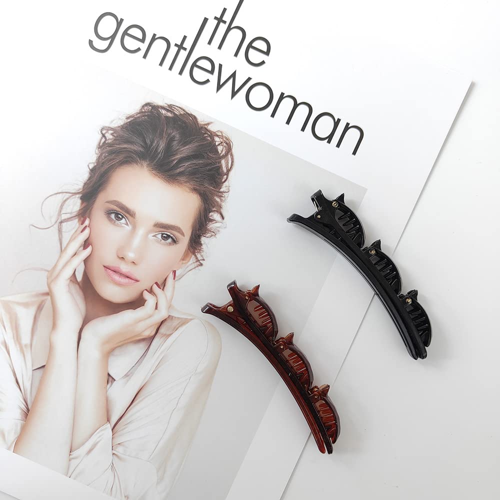 Hair Clip Sets for Women Braided Hair Clip for Girls Hair Styling Clips (Style1-2Pcs) Beauty & Personal Care Etncy Life