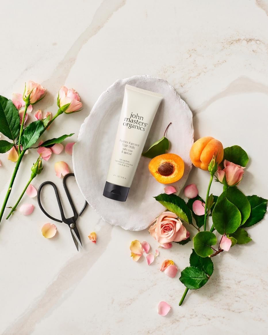 John Masters Hydrate & Protect Hair Milk with Rose & Apricot 4 fl OZ Beauty & Personal Care john masters organics