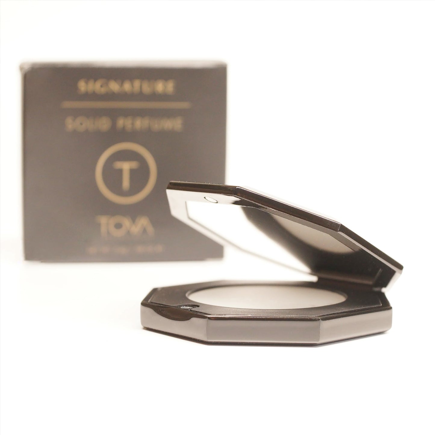 Tova Signature Solid Perfume Compact - Fresh Floral Pocket Perfume Dab-On for Women - Bergamot Jasmine Musk - USA-Made & Cruelty-Free - 2.4 g Beauty & Personal Care Tova