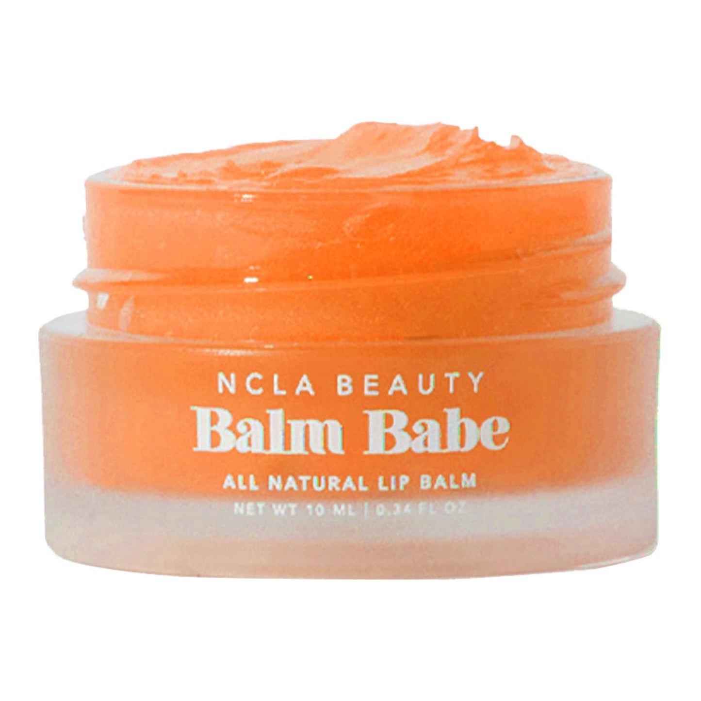 NCLA Beauty Balm Babe All Natural Lip Balm - Moisturizes Lips with Natural Oils - Infused with Vitamin C and E - Peach - 0.34 oz Beauty and Personal Care NCLA BEAUTY
